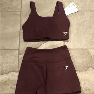 Gymshark Dreamy Set (sports bra and biker shorts)